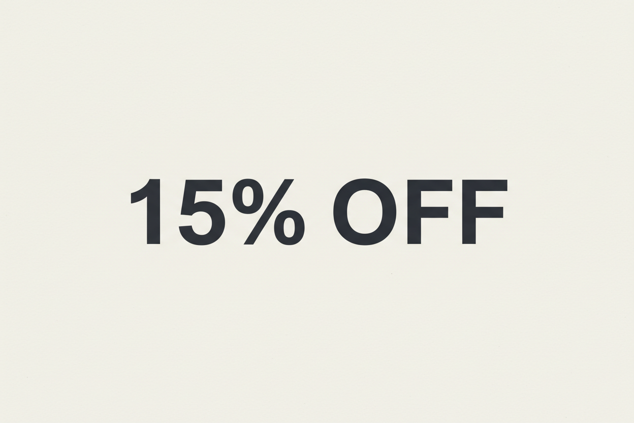 15% Off
