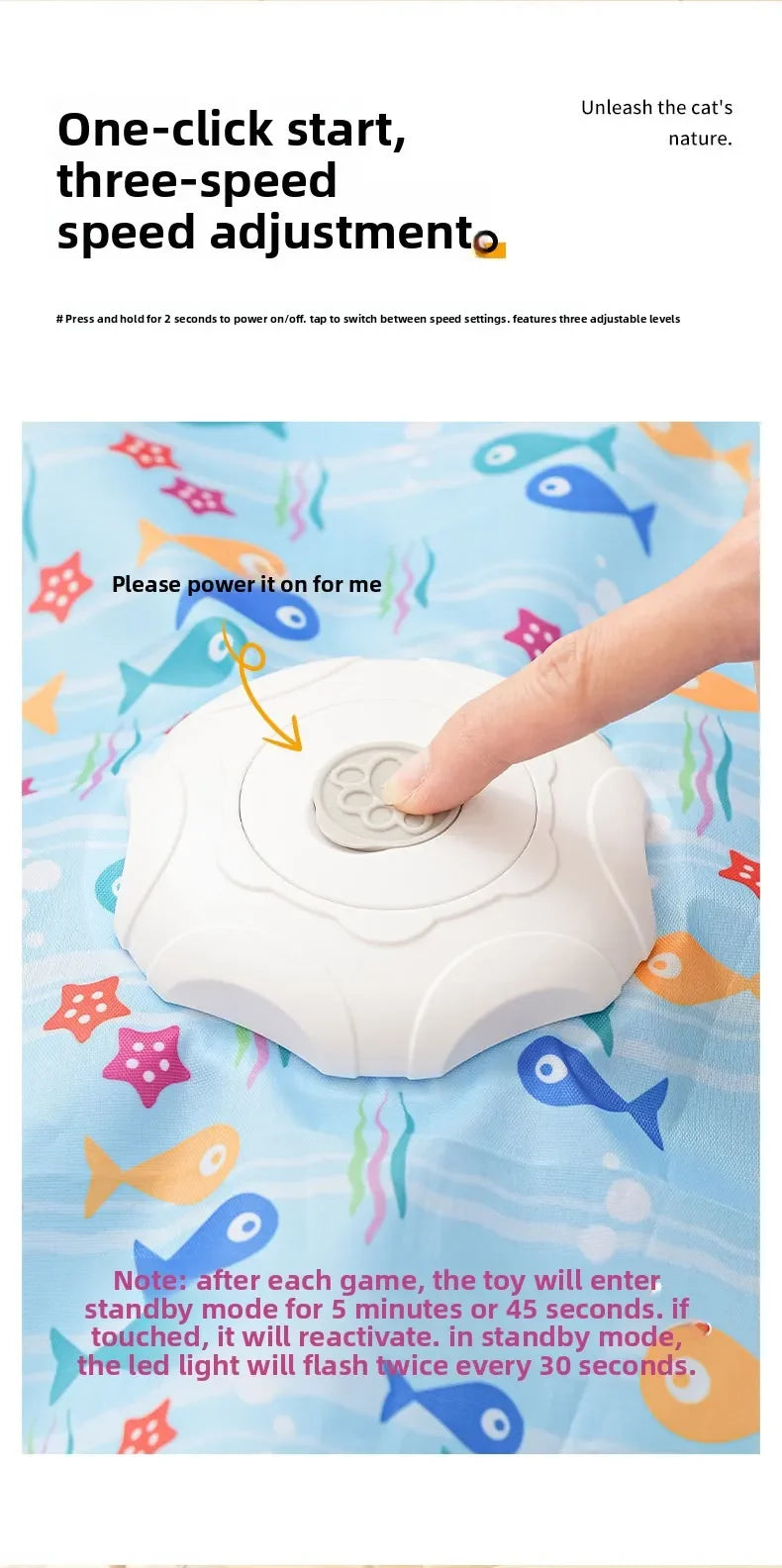 Smart Electric Interactive Cat Turntable
