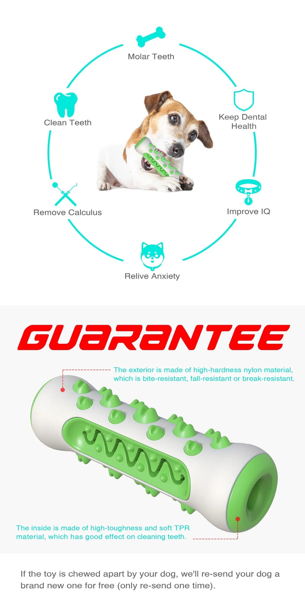 360° Silicone Dog Toothbrush