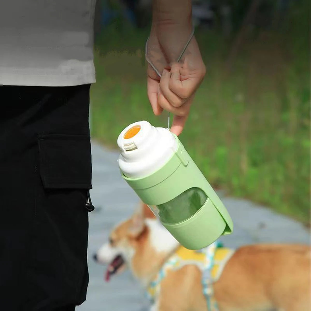 Portable Pet Food & Water Bottle