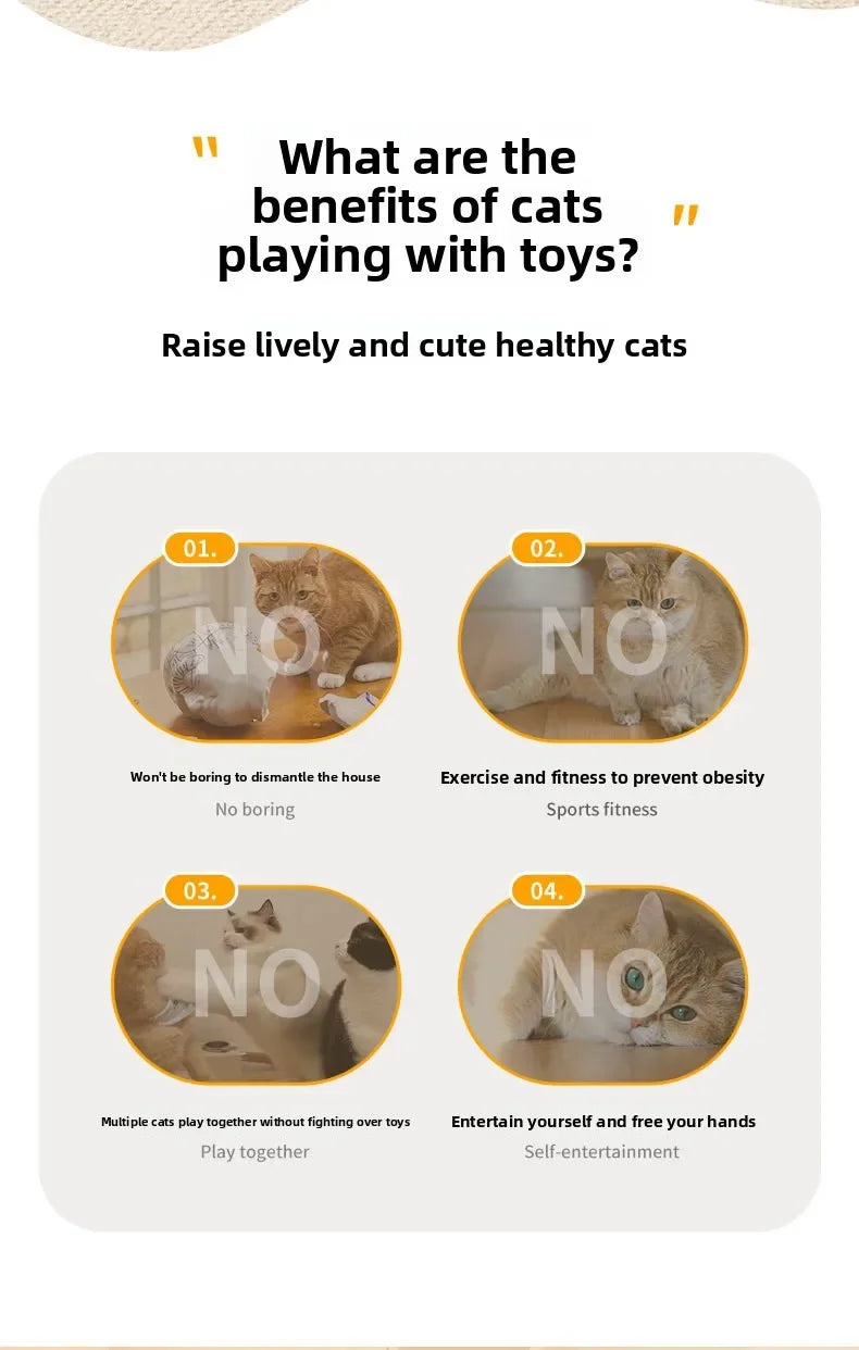 Smart Electric Interactive Cat Turntable