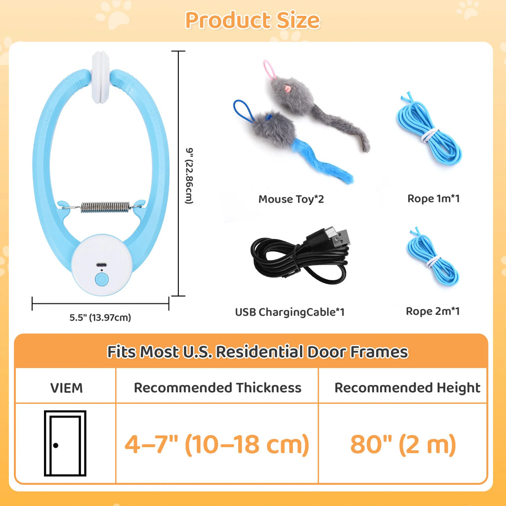 Automatic Interactive Cat Toy – Fluttering Butterfly
