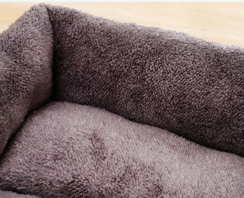 Plush Sleeping Dog Bed