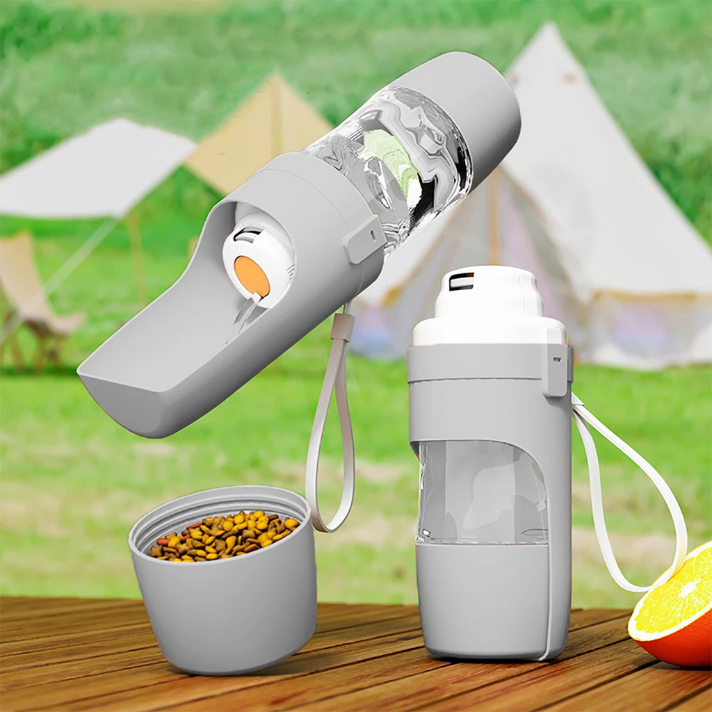 Portable Pet Food & Water Bottle