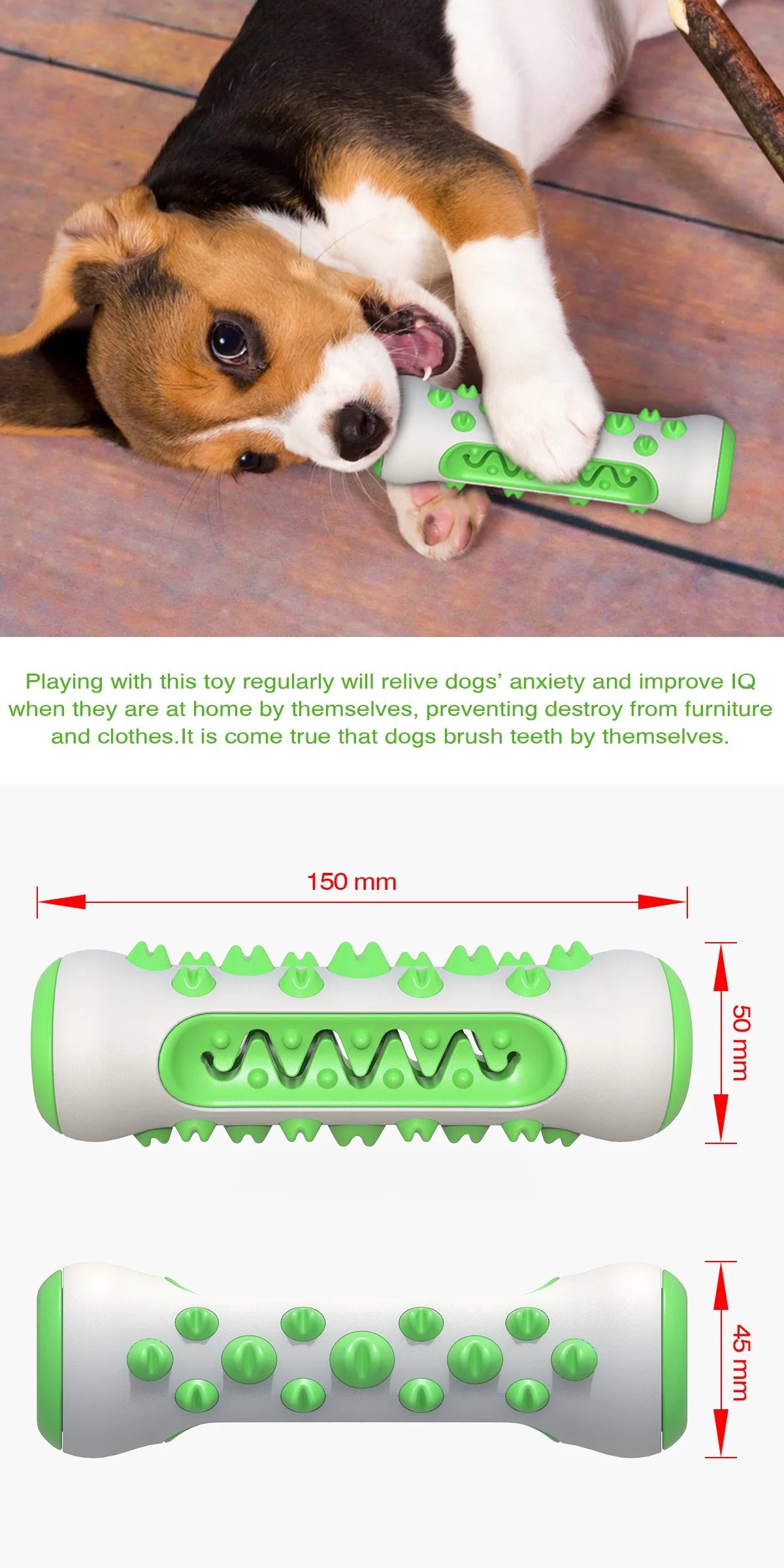 360° Silicone Dog Toothbrush