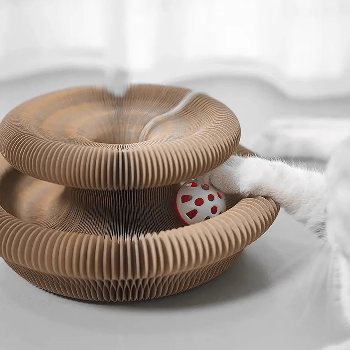 Foldable Multi-Level Cat Scratcher