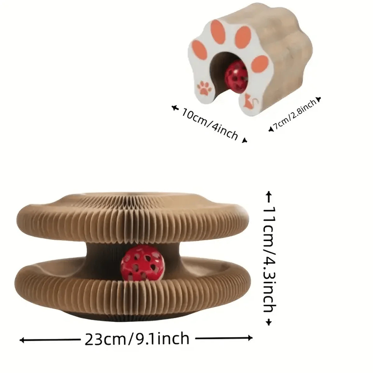 Foldable Multi-Level Cat Scratcher
