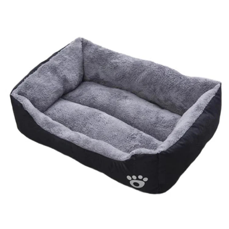 Plush Sleeping Dog Bed