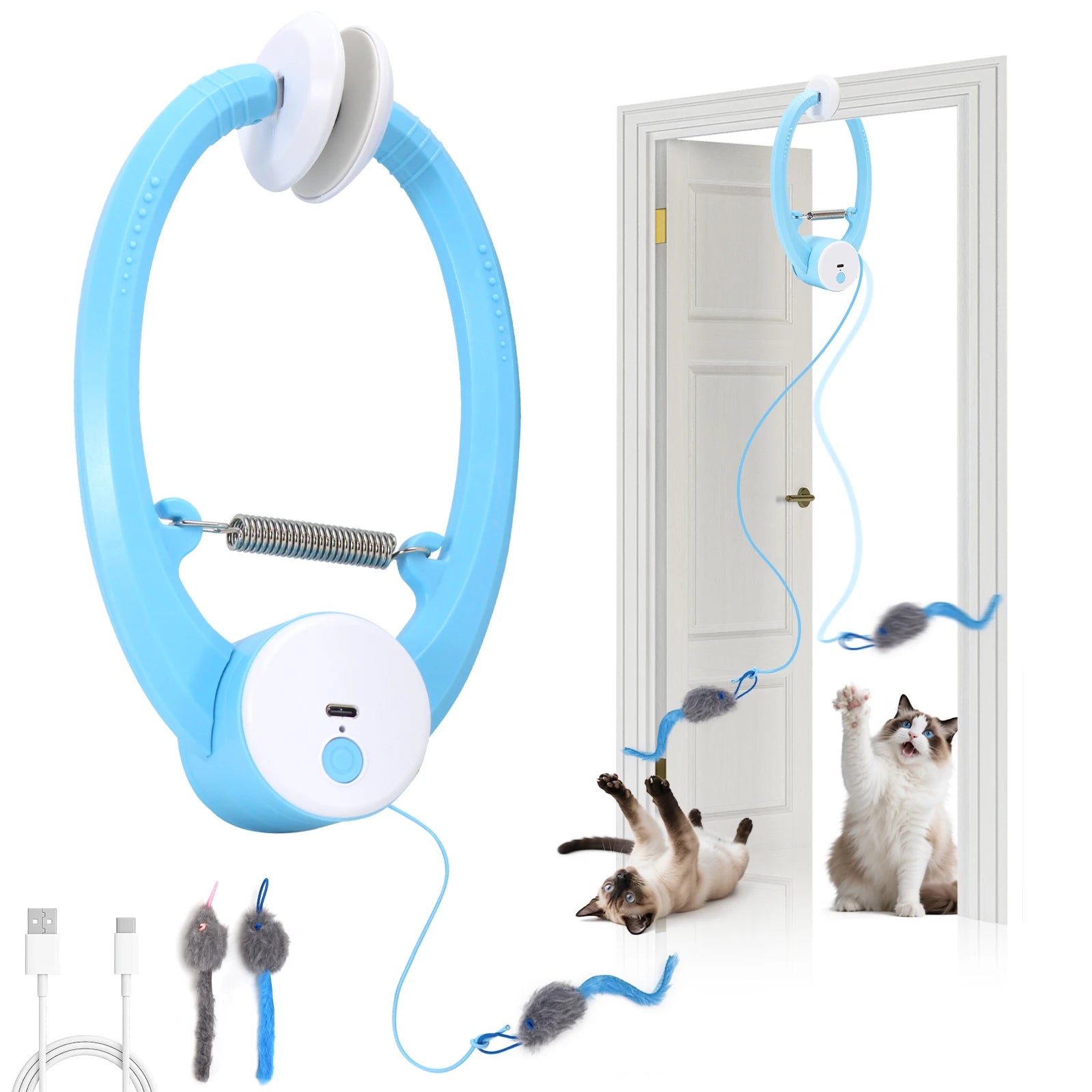 Automatic Interactive Cat Toy – Fluttering Butterfly
