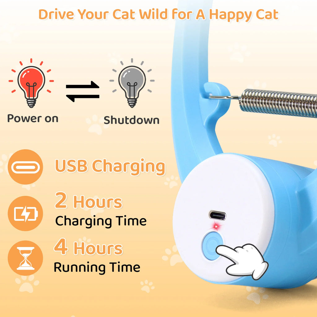 Automatic Interactive Cat Toy – Fluttering Butterfly