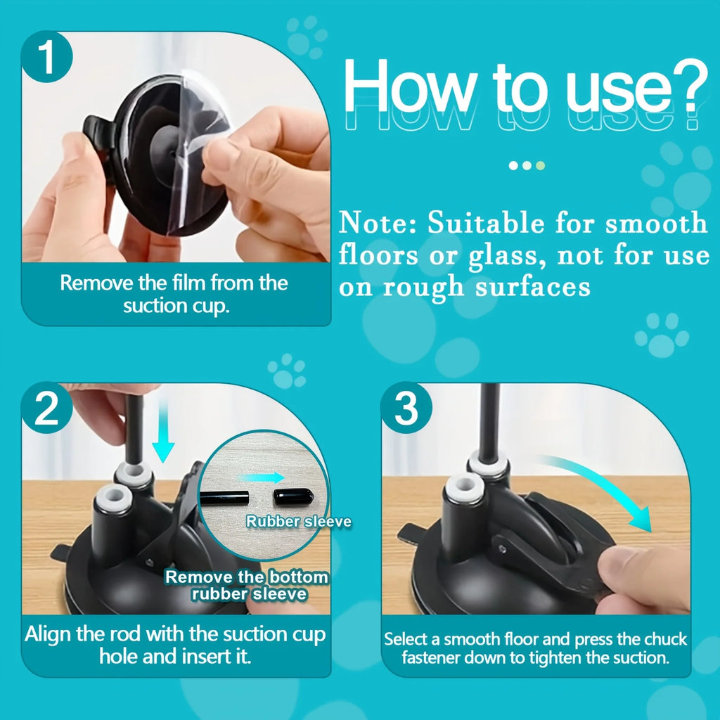 2-in-1 Simulation Bird &amp; Dual Pole Cat Teaser Set