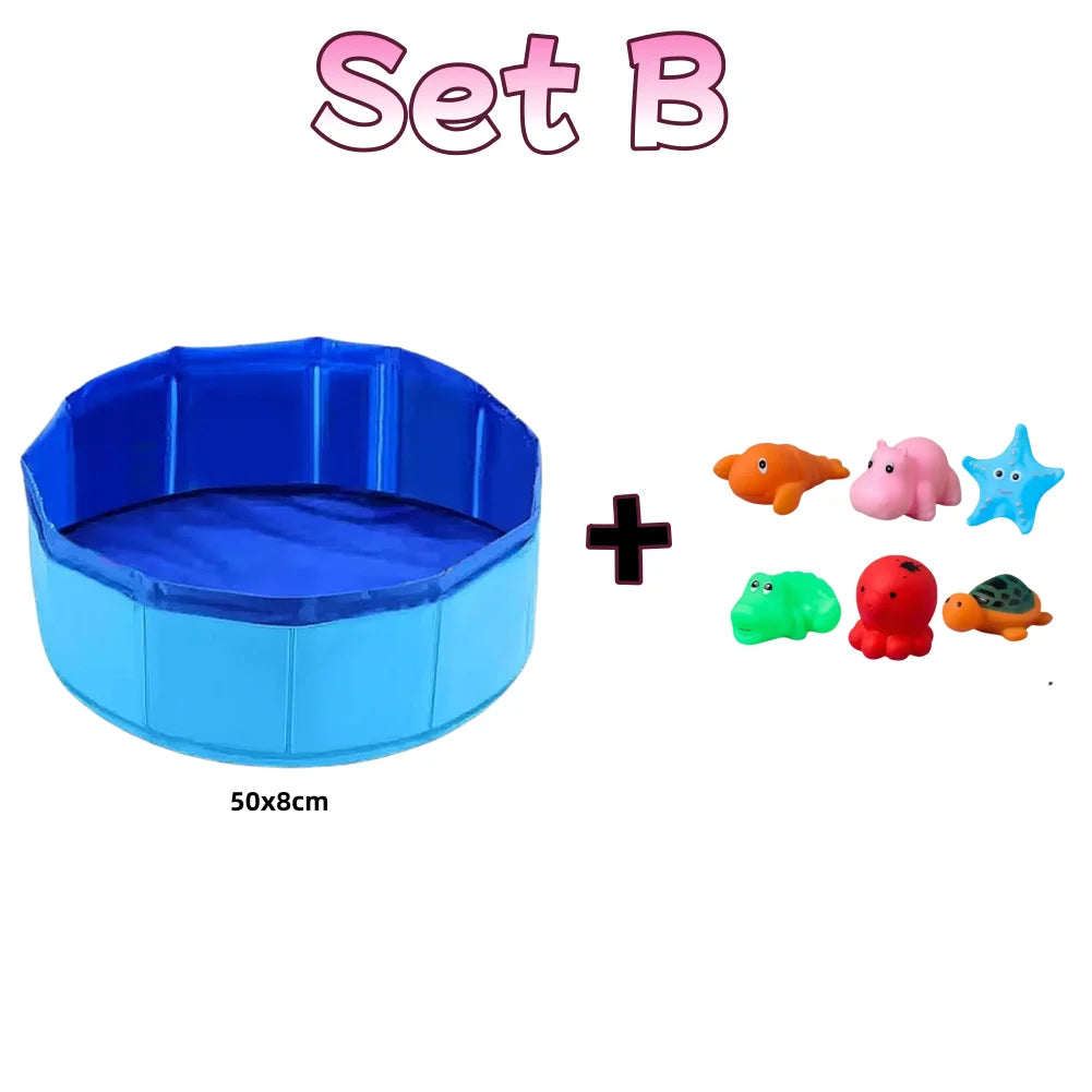 Foldable Pet Pool & Bath Tub